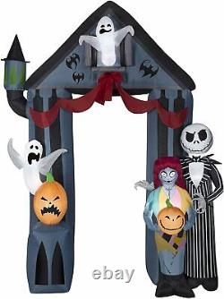 9 FT NIGHTMARE BEFORE CHRISTMAS ARCHWAY Airblown Inflatable JACK SKELLINGTON