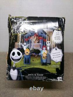 9 FT NIGHTMARE BEFORE CHRISTMAS ARCHWAY Airblown Inflatable JACK SKELLINGTON