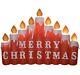 9 Ft Candles W Merry Christmas Sign Airblown Lighted Yard Inflatable