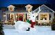 9 Ft Elegant Giant White Deer Christmas Airblown Inflatable Plush Fur