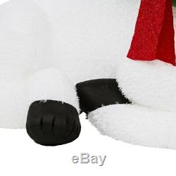 9 Ft ELEGANT GIANT WHITE DEER Christmas Airblown Inflatable PLUSH FUR