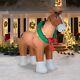 9 Ft Giant Clydesdale Horse Gemmy Airblown Christmas Inflatable New In Box