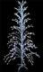 9 Ft Pre Lit Cascade Outdoor Led Twig Christmas Tree 500 Led Lights Cool White