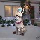 90 Christmas Olaf & Sven Disney Gemmy Airblown Inflatable Lighted Yard Decor