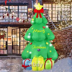 9FT Lighted Giant Inflatable Christmas Tree with Gift Box and LED Light, Big Blo