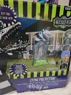 9ft Beetlejuice Living Projection Airblown Inflatable / Halloween 223453 9ft Beetlejuice Living Projection Airblown Inflatable / Halloween 223453
