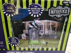 9ft Beetlejuice Living Projection Airblown Inflatable / Halloween 223453 9ft Beetlejuice Living Projection Airblown Inflatable / Halloween 223453