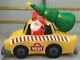 9ft Gemmy Airblown Inflatable Prototype Christmas Santa's Taxi #114641