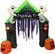 9ft Gemmy Airblown Inflatable Prototype Halloween Frightfully Fun Arch #221435