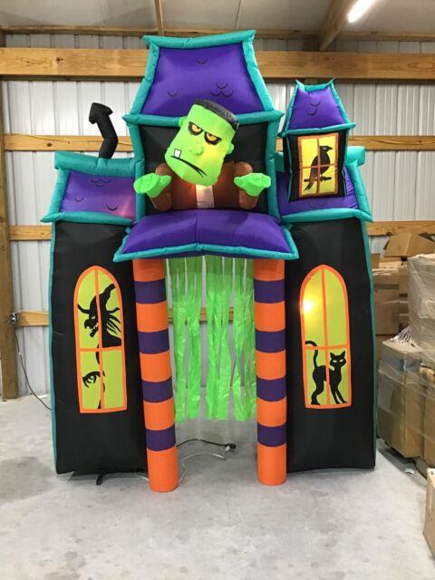 9ft Gemmy Airblown Inflatable Prototype Halloween Monster's Haunted House #73144