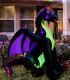 9ft Halloween Animated Dragon Airblown Inflatable Led Fire & Ice Yard Decor