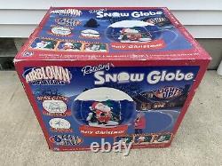 AIRBLOWN INFLATABLE GEMMY 6 Ft SNOWMAN CHRISTMAS TREE SNOW GLOBE 2005