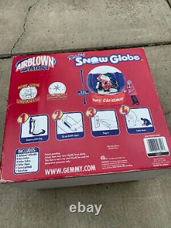 AIRBLOWN INFLATABLE GEMMY 6 Ft SNOWMAN CHRISTMAS TREE SNOW GLOBE 2005