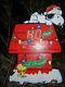 Animated Countdown To Christmas Snoopy & Woodstock House Indoor/outdoor Display
