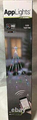 APPLIGHTS 5.8Ft LED Tech-Tree 140 Effects Phone Apps Control Brilliant Lightshow