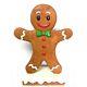 Adorable Gingerbread Boy Statue Figurine Christmas Xmas Decor 27 Tall New
