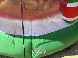 AirBlown Inflatable ANIMATED CAROUSEL 8ft lights up & inside scene rotates READ