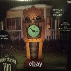 Airblown Inflatable Gemmy Disney Haunted Mansion 8 ft animated clock