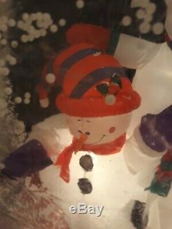 Airblown Inflatable Snowman Snowglobe Christmas Gemmy 6 Ft Let It Snow Rare