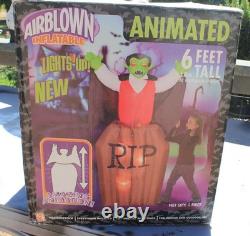 Airblown Inflatable Vampire/ Dracula Rising From Tombstone 2005 Airblown Inflatable Vampire/ Dracula Rising From Tombstone 2005