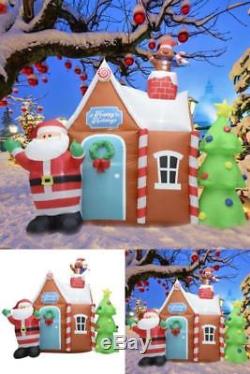 Airblown Inflatable for Santa Claus Christmas Tree & House Yard Lawn Decor 6 Ft