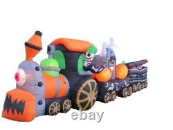 Airblown Inflatables 6' x 17' Long Halloween Inflatable Skeleton Train