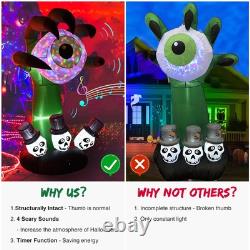 Aplus LED Scary Sound Inflatable Monster Hand Eyeball Halloween Decor Yard Party Aplus LED Scary Sound Inflatable Monster Hand Eyeball Halloween Decor Yard Party