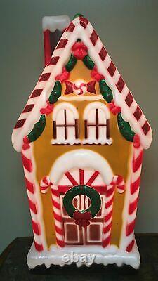 BRAND NEW HOLIDAY TIME 36in BLOWMOLD GINGERBREAD HOUSE LIGHT UP DECORATION