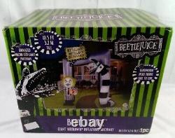 Beetlejuice 10 1/2 Foot Giant Airblown Inflatable Archway Halloween Keaton Gemmy