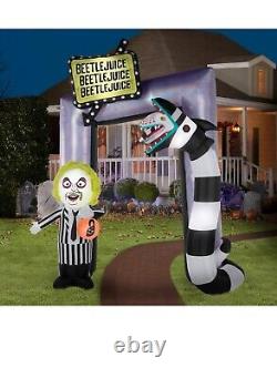 Beetlejuice 10.5' Airblown Inflatable Archway, Self-Inflating, Illuminating LED