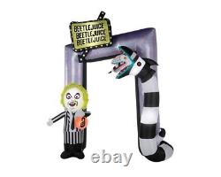 Beetlejuice 10.5' Airblown Inflatable Archway, Self-Inflating, Illuminating LED