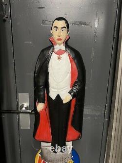 Bela Lugosi Union Blow Mold Dracula Don Featherstone Halloween Vampire Lighted