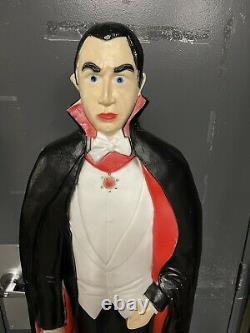 Bela Lugosi Union Blow Mold Dracula Don Featherstone Halloween Vampire Lighted