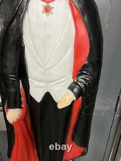 Bela Lugosi Union Blow Mold Dracula Don Featherstone Halloween Vampire Lighted