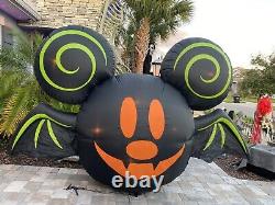 Big 11.5 Ft Disney's Mickey Mouse Bat Airblown Yard Inflatable Halloween New