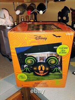 Big 11.5 Ft Disney's Mickey Mouse Bat Airblown Yard Inflatable Nib