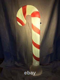 Blow Mold Christmas Candy Cane Decorations New Stock 40 Lot Of 4