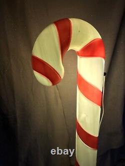 Blow Mold Christmas Candy Cane Decorations New Stock 40 Lot Of 4