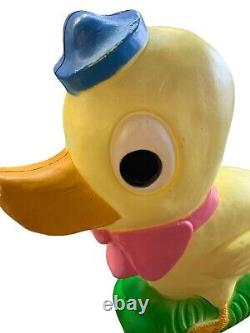 Blow Mold Duck Lighted Union Products Decor Vtg Spring Easter Don Featherstone