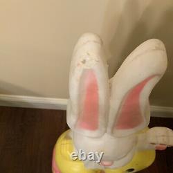 Blow Mold Easter Don Featherstone Bunny Duck Basket Stack Union Products