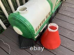 Blow Mold General Foam Santa Train Railroad R. R. & Toy Tender Car