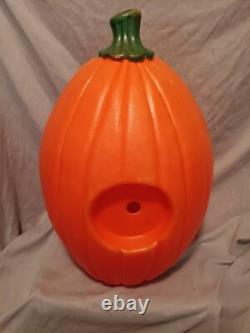 Blow Mold Halloween Pumpkin Don Featherstone 22 Tall