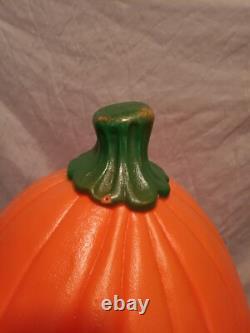 Blow Mold Halloween Pumpkin Don Featherstone 22 Tall