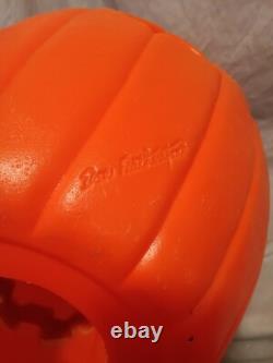 Blow Mold Halloween Pumpkin Don Featherstone 22 Tall