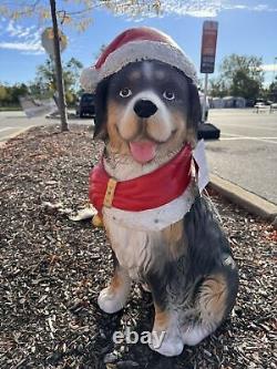 Blow Mold LED 2.5 FT Christmas St Bernard Dog Bernese Mountain Golden Doddle