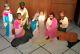 Blow Mold Nativity 12 Piece Mary Joseph Jesus Wisemen Cow Sheep Empire 18-22