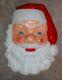 Blow Mold Santa Face Head Brand New 34 General Foam Lighted With Cord