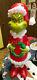 Blow Mold The Grinch Dr Seuss Christmas Santa Xmas 24 Gemmy New Light Up Decor