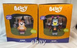 Bluey and bingo Halloween inflatable 2025 In Hand Bluey and bingo Halloween inflatable 2025 In Hand