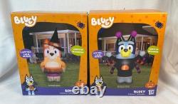 Bluey and bingo Halloween inflatable 2025 In Hand Bluey and bingo Halloween inflatable 2025 In Hand